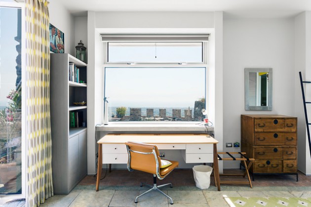 16 Amazing Eclectic Home Office Designs You Won't Mind Working In