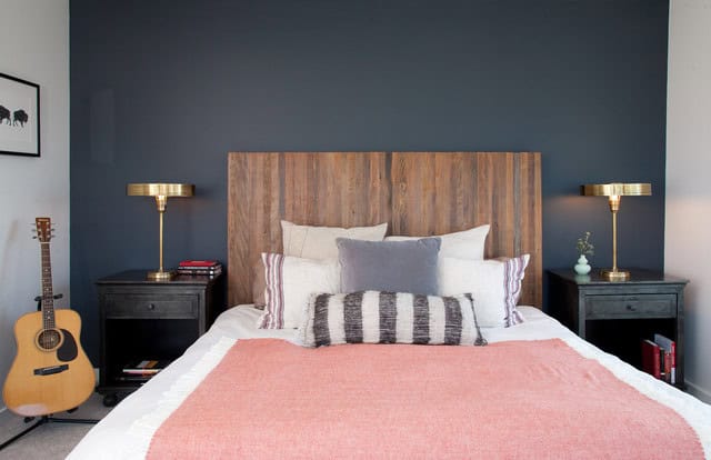 20 Charming Wooden Headboard Designs To Beautify Your Bedroom 17