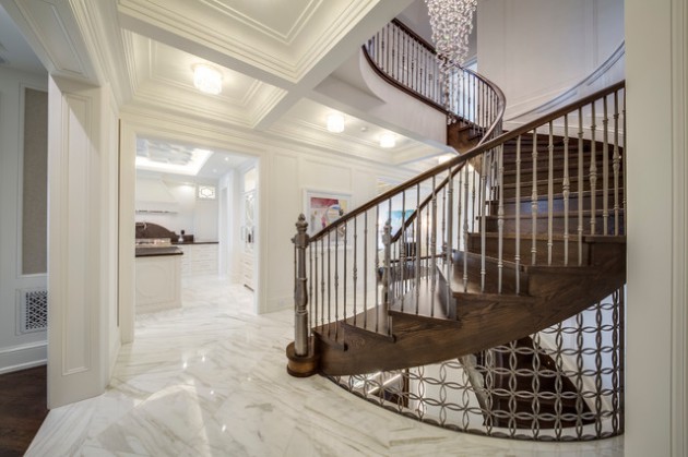 18 Dazzling Transitional Staircase Designs You're Going To Adore