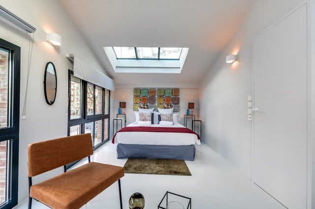 Eclectic Bedroom interior Source