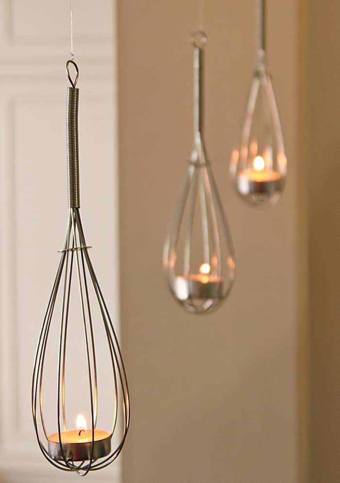 Hanging Whisk Tealight Holders 4