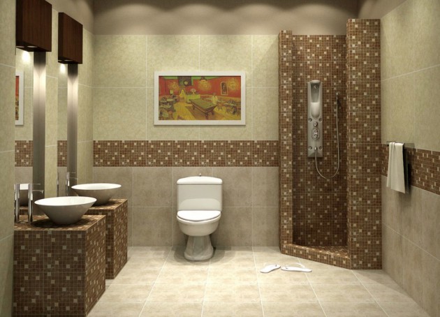 Make Your Bathroom Beautiful Using Fascinating Mosaic Tiles