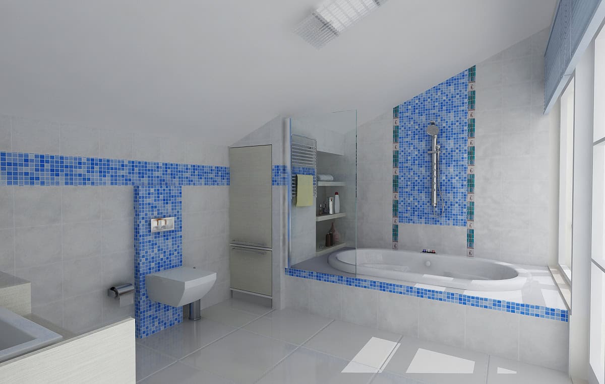 Make Your Bathroom Beautiful Using Fascinating Mosaic Tiles 8