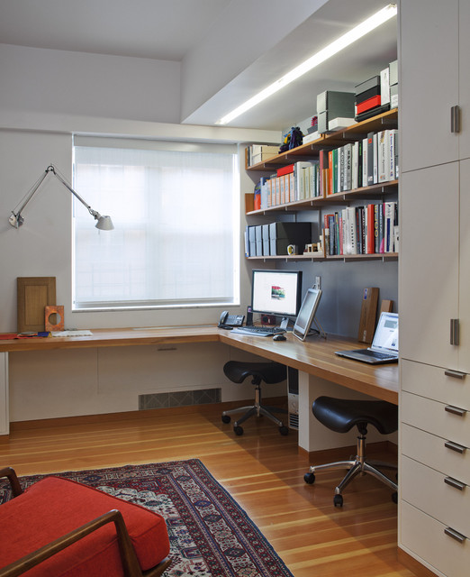 18 Functional Ideas To Decorate Home Office For Two