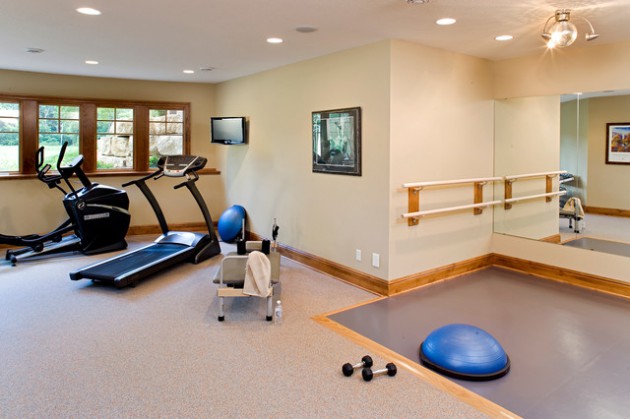 19 Practical Ways To Decorate Exercise Room In The Home