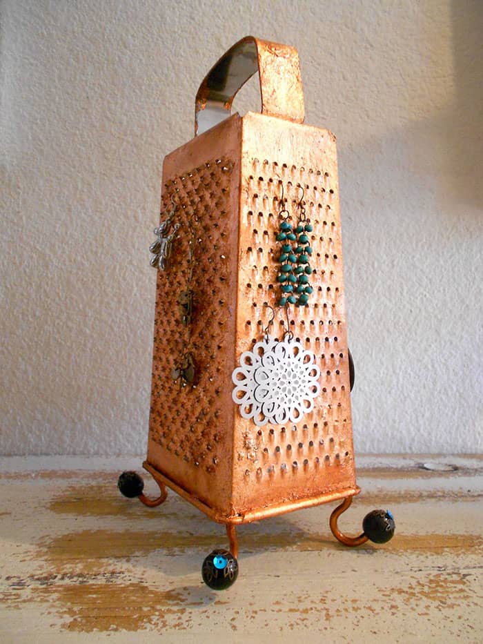 Kitchen Grater As An Earring Holder 9