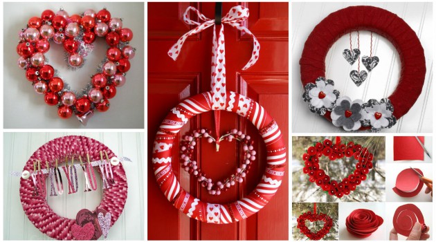 17 Fabulous DIY Valentine’s Day Wreath Designs To Adorn Your Front Door