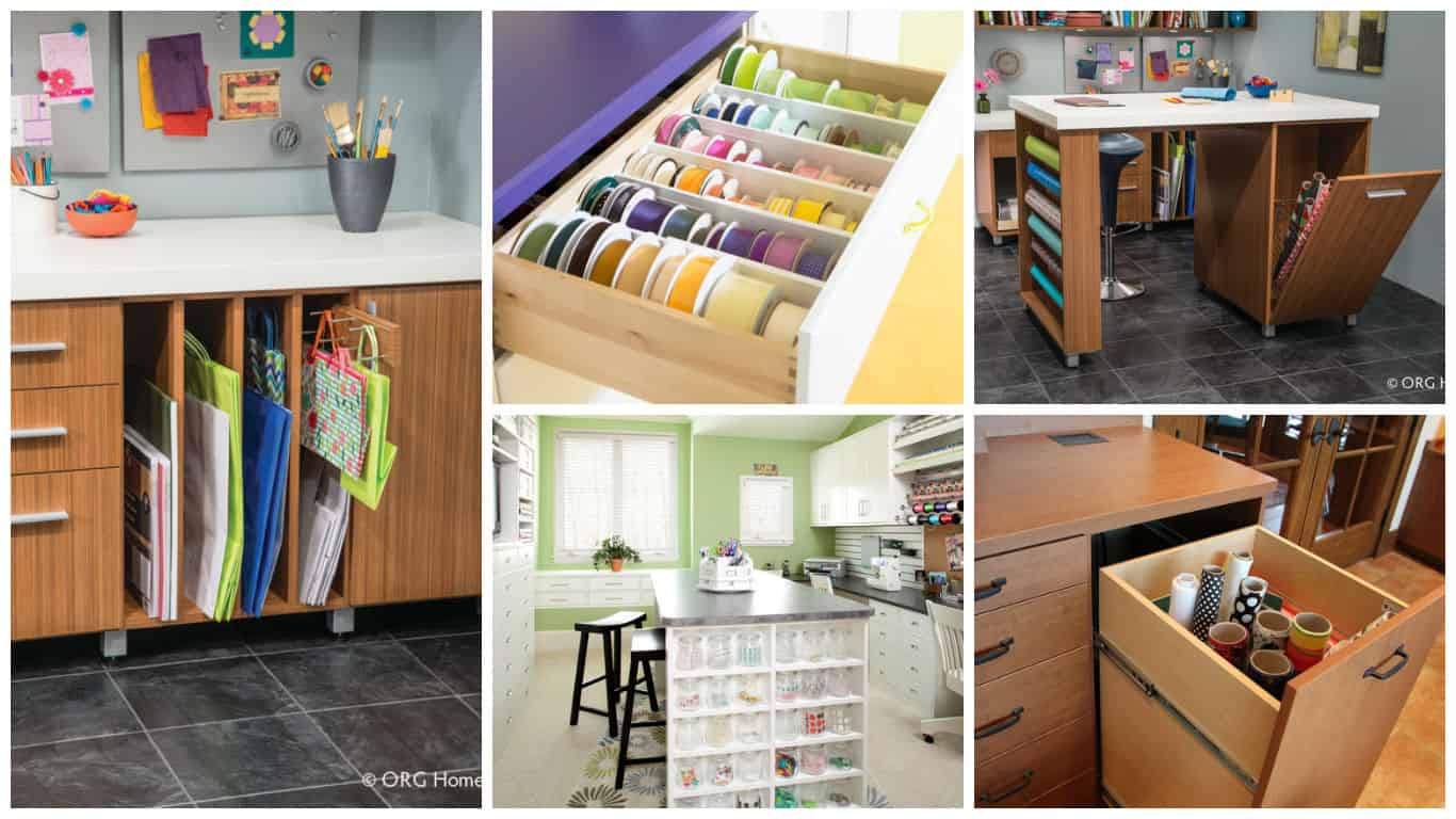 17 Super Smart Storage Ideas For Your Craft Room