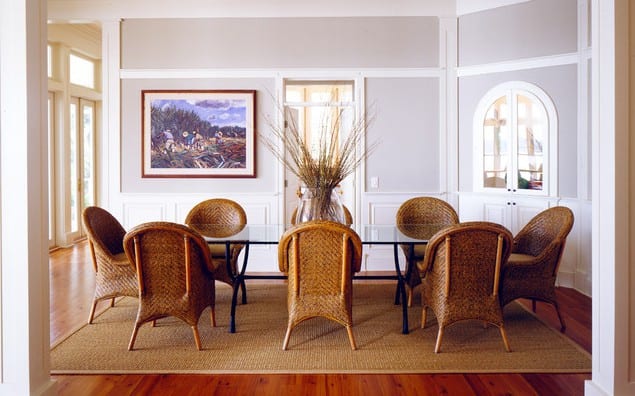 18 Gorgeous Dining Room Designs With Chairs Made Of Rattan