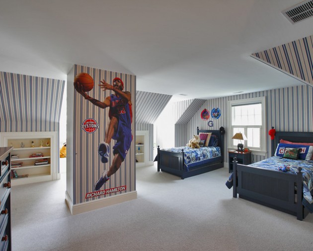 14 Awesome Basketball Themed Rooms For Your Youngsters
