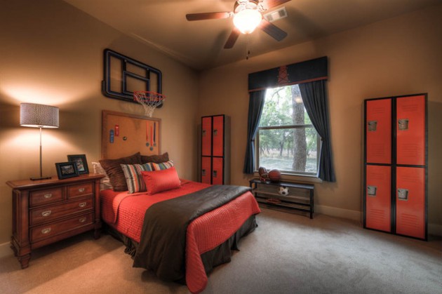 14 Awesome Basketball Themed Rooms For Your Youngsters