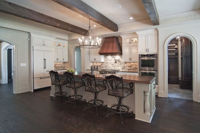 19 Charming Kitchen Designs With Brick Backsplash For Better Visual Effect 12