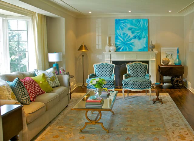 17 Brilliant Colorful Living Rooms To Break The Monotony In The Home 12