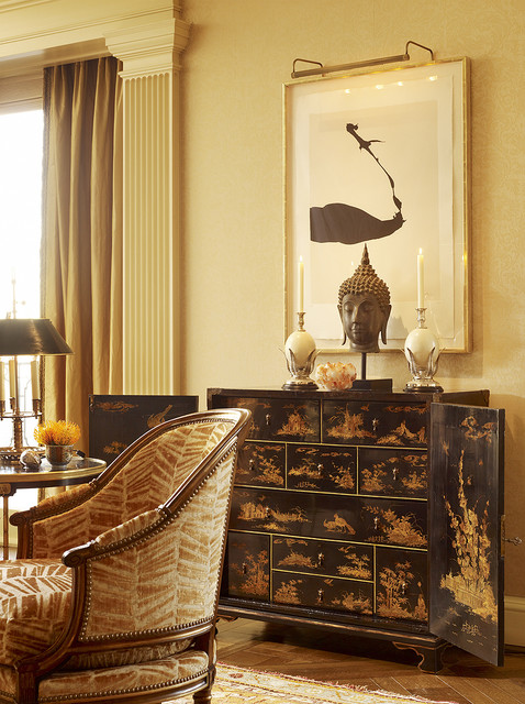 17 Bespoke Black &amp; Gold Interiors That Steal The Show