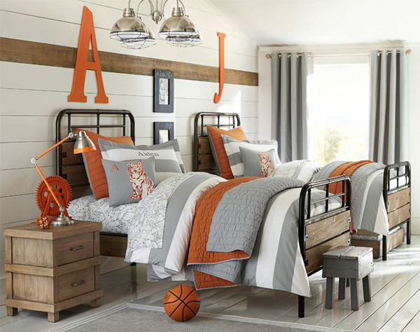 14 Awesome Basketball Themed Rooms For, Basketball Themed Bedroom Decor