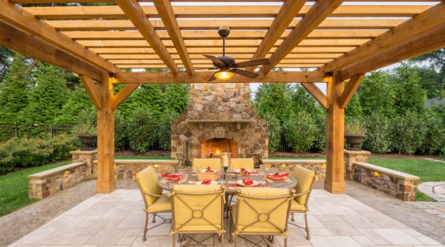 15 Captivating Outdoor Dining Rooms That Abound With Charm & Elegance