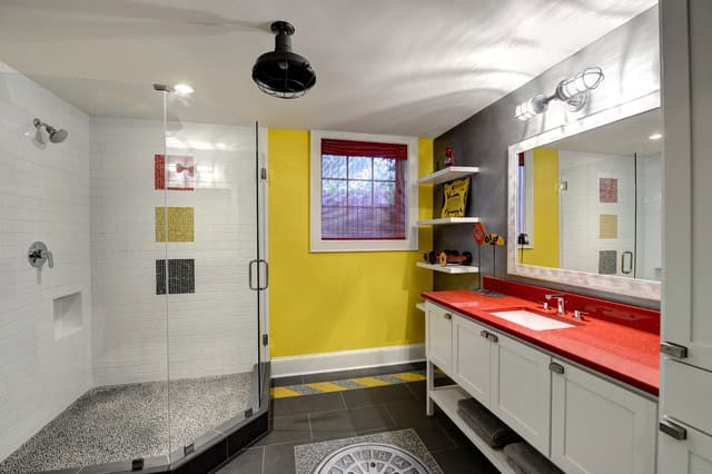 18 Magnificent Bathroom Designs Refreshed With Yellow Details 18