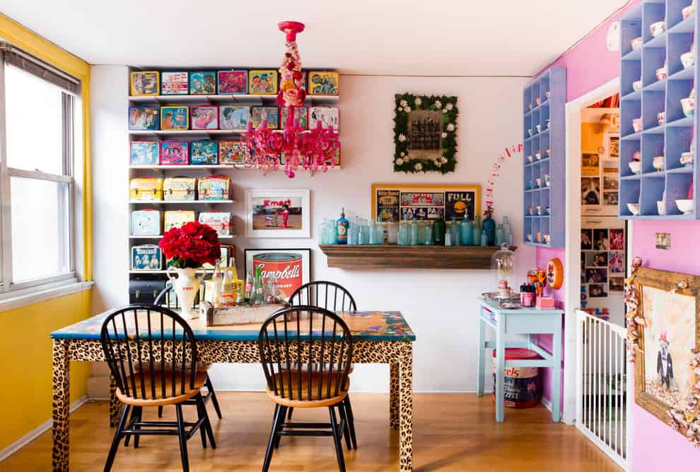 17 Cool Colorful Dining Rooms With Eclectic Influence 2