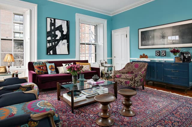 17 Brilliant Colorful Living Rooms To Break The Monotony In The Home 7