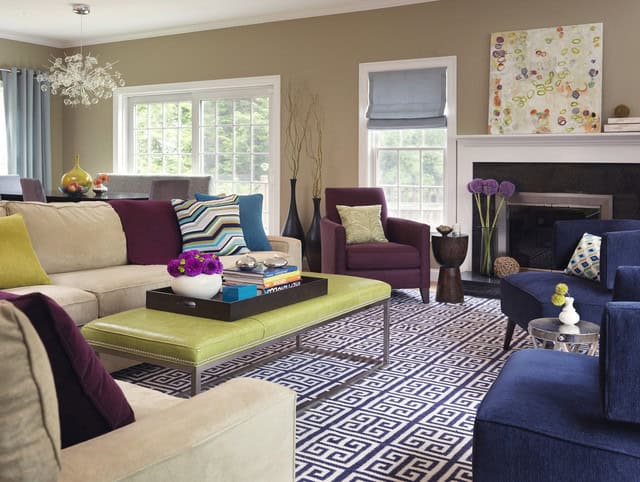 17 Brilliant Colorful Living Rooms To Break The Monotony In The Home 8