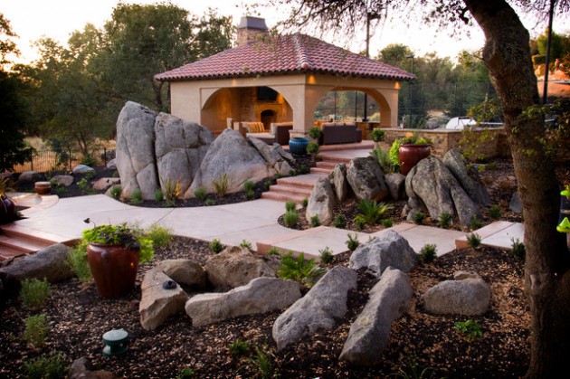 18 Beautiful Landscape Designs With Rocks &amp; Stones