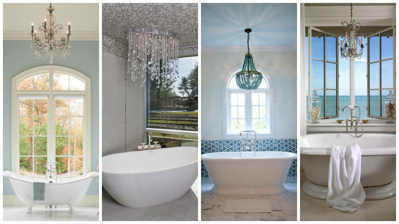 Modern Bathroom Chandeliers Ideas