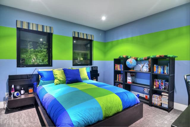 18 Gorgeous Child's Room Designs With Striped Walls 13