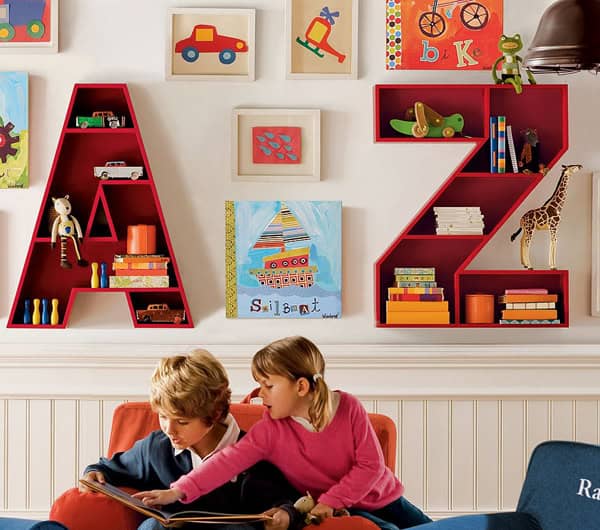 Top 18 The Most Coolest Shelves Designs For The Child's Room