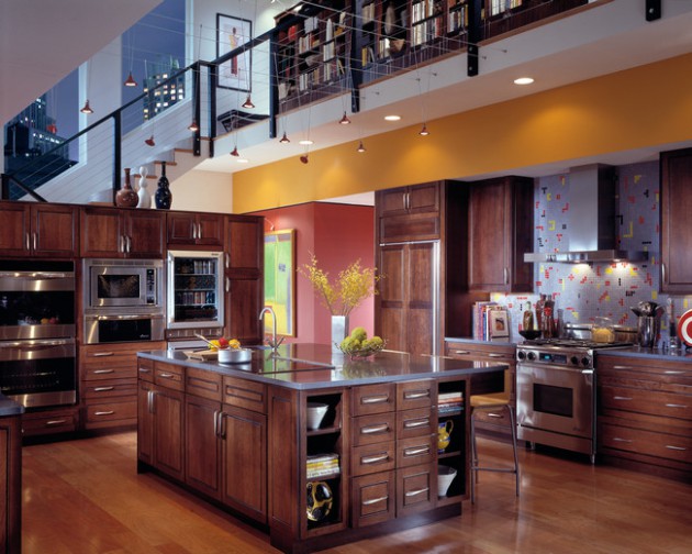 16 Delightful Brown Kitchens In Traditional Style