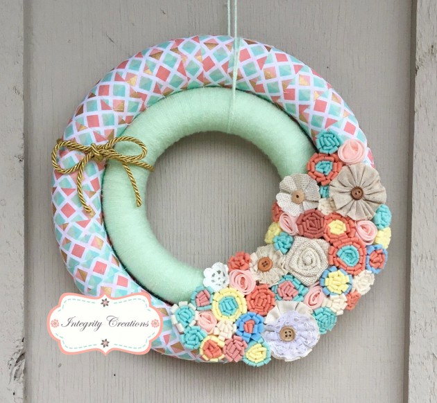 15 Joyful Handmade Spring Wreath Ideas To Decorate Your Front Door