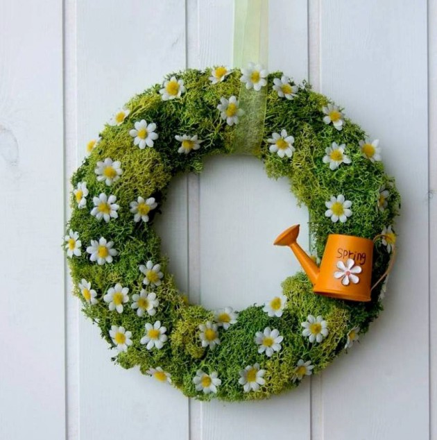 15 Joyful Handmade Spring Wreath Ideas To Decorate Your Front Door
