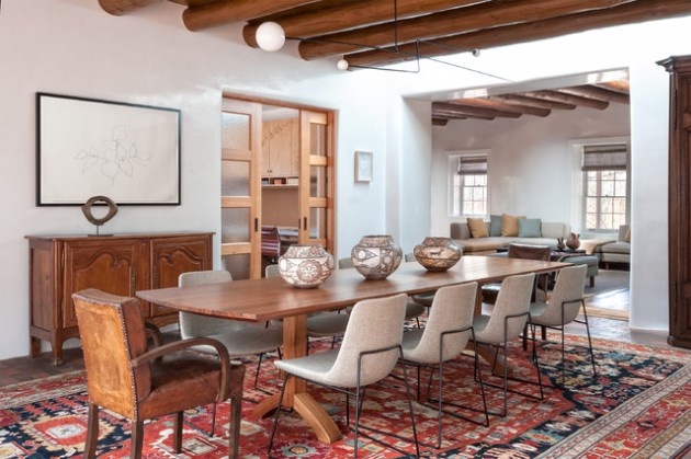 elegant southwest dining room