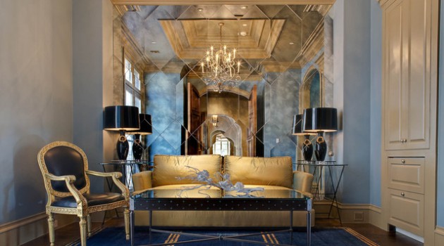 17 Extremely Amazing Interior Designs With Gold & Blue