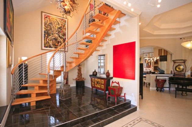 17 Uplifting Asian Staircase Designs That Will Captivate You With Elegance
