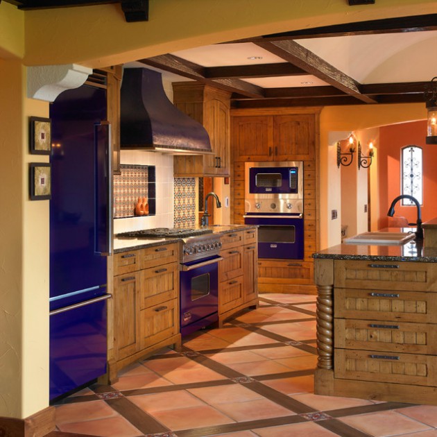 17 Warm Southwestern Style Kitchen Interiors You're Going To Adore