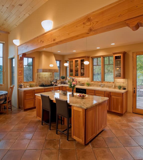 17 Warm Southwestern Style Kitchen Interiors Youre Going To Adore
