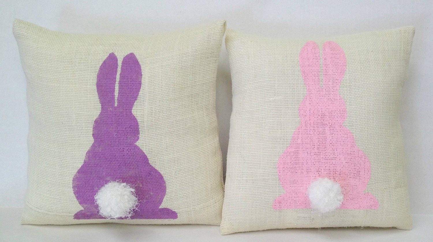 Purple Bunny With Cottontail Easter Pillow Buy it on: www.etsy.com
