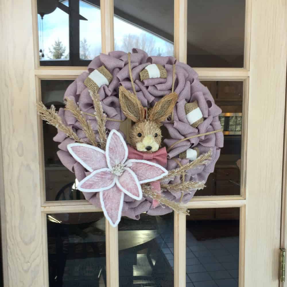 Easter Bunny Burlap Wreath Buy it on: www.etsy.com