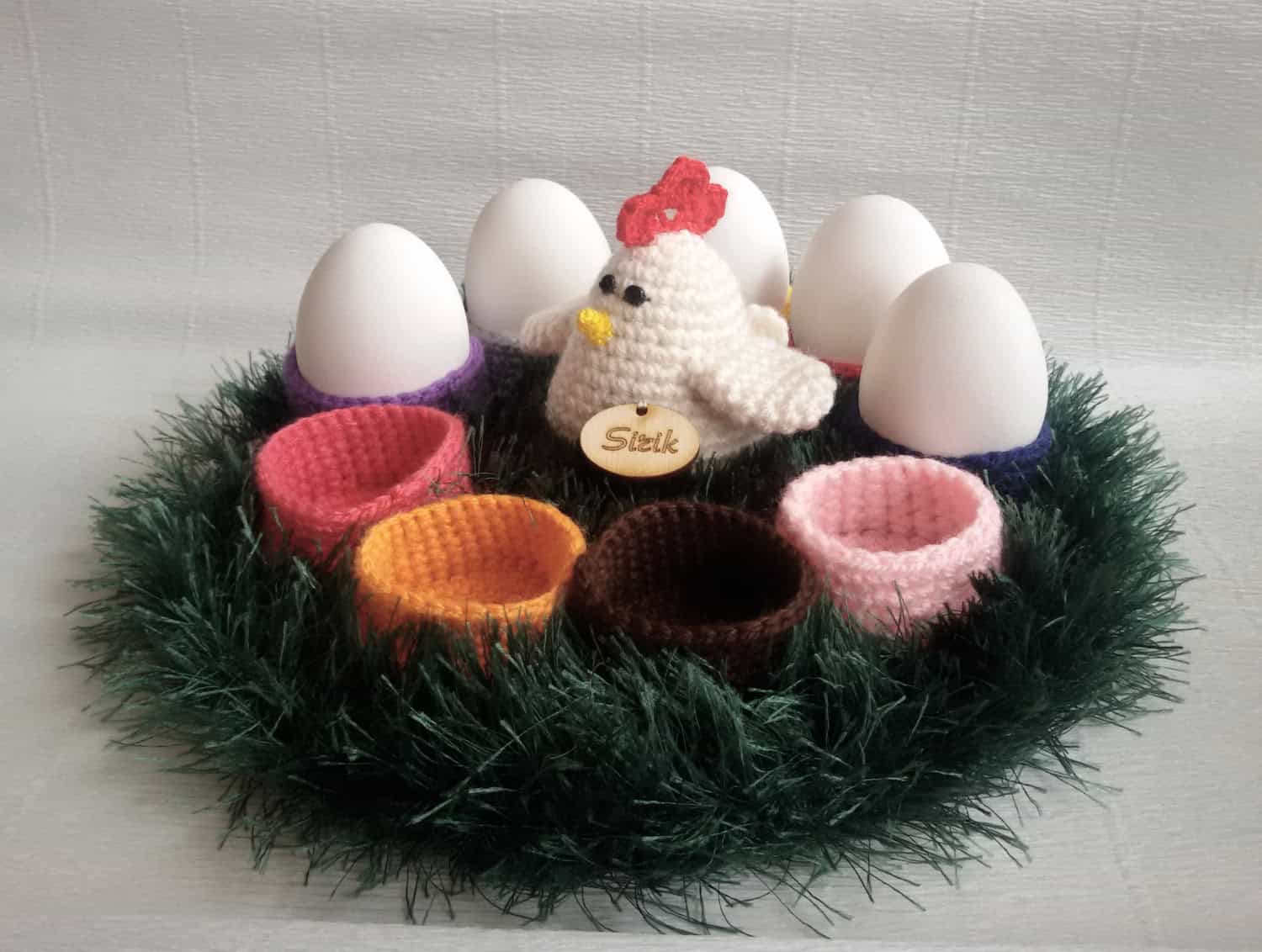 Crochet Easter basket Buy it on: www.etsy.com