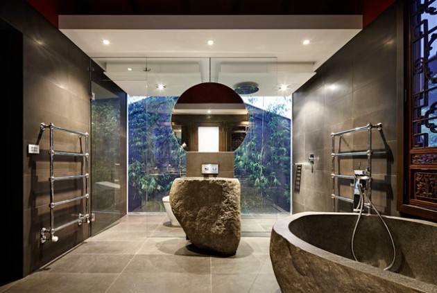 20 Tranquil Asian Bathroom Interiors Designed For Relaxation