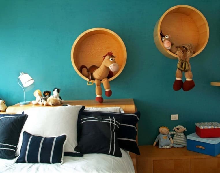 Top 18 The Most Coolest Shelves Designs For The Child's Room 3