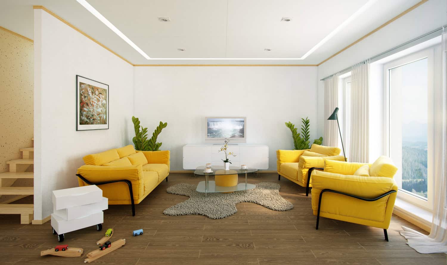 Enter Serenity In Your Interior- 12 Inspirational Examples How To Use Yellow Details 3