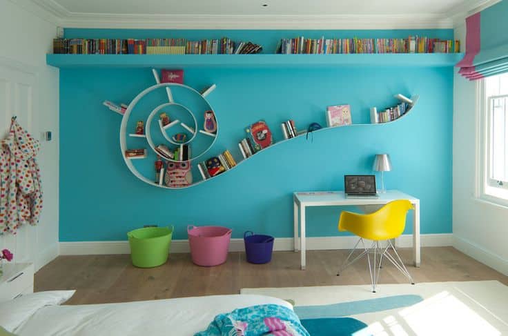 Top 18 The Most Coolest Shelves Designs For The Child's Room 4