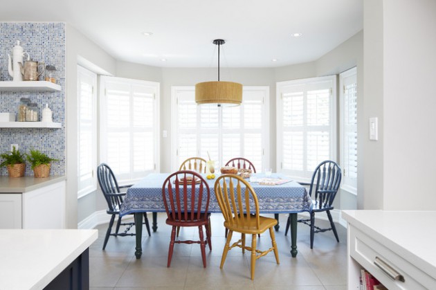 21 Cheerful Dining Rooms With Colorful Chairs For Everyone Who Thinks Outside The Box