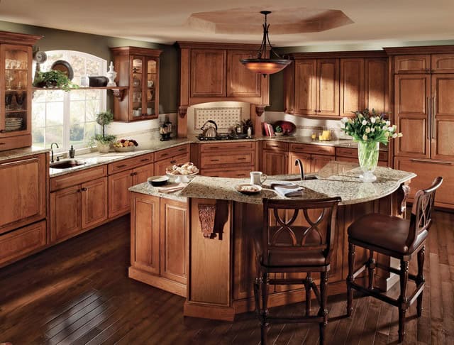 16 Delightful Brown Kitchens In Traditional Style 5
