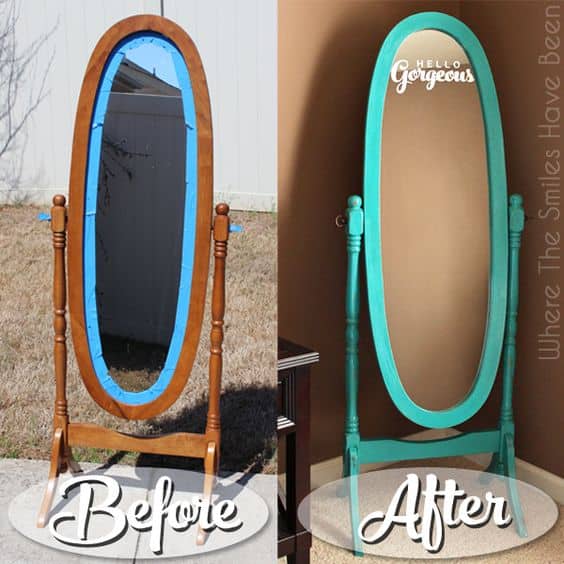 Top 12 Of The Most Inspirational Ideas For Cheap Makeover Of Your Old Mirror 5