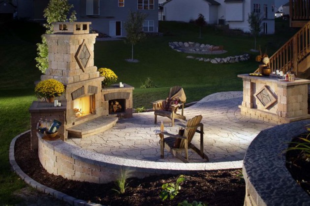17 Captivating Patio Designs Decorated In Rustic Style