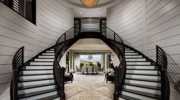 15 Engaging Ideas For Designing Curved Staircase In Your Home
