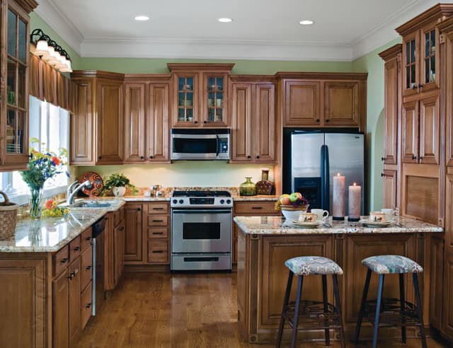 16 Delightful Brown Kitchens In Traditional Style 9