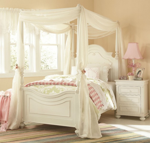 19 Fabulous Canopy Bed Designs For Your Little Princess
